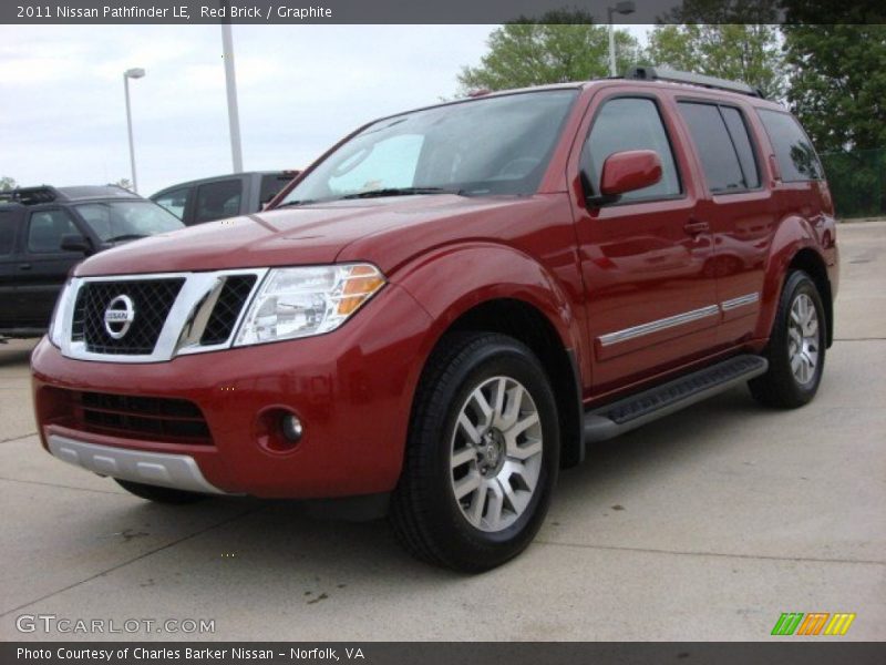 Red Brick / Graphite 2011 Nissan Pathfinder LE