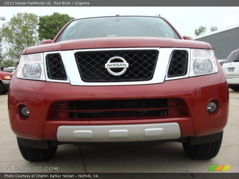 Red Brick / Graphite 2011 Nissan Pathfinder LE