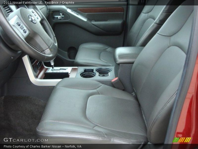 Red Brick / Graphite 2011 Nissan Pathfinder LE