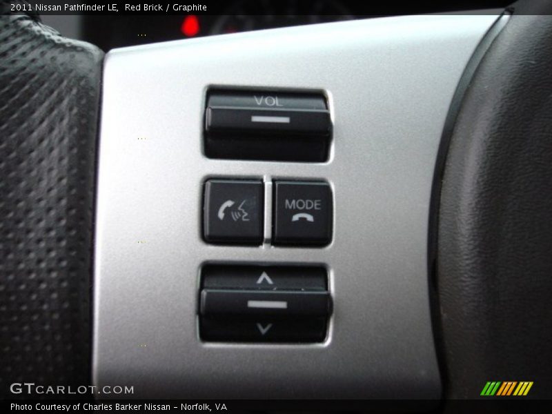 Red Brick / Graphite 2011 Nissan Pathfinder LE