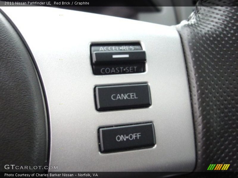 Red Brick / Graphite 2011 Nissan Pathfinder LE