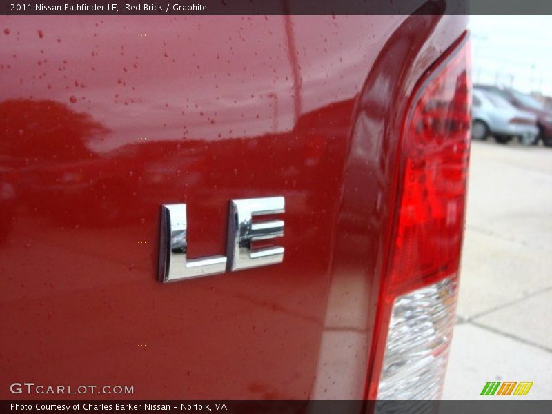 Red Brick / Graphite 2011 Nissan Pathfinder LE