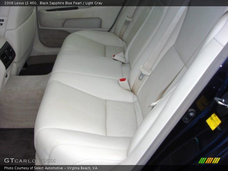 Black Sapphire Blue Pearl / Light Gray 2008 Lexus LS 460