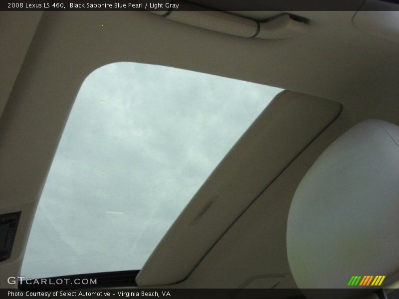 Black Sapphire Blue Pearl / Light Gray 2008 Lexus LS 460