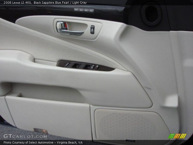 Black Sapphire Blue Pearl / Light Gray 2008 Lexus LS 460