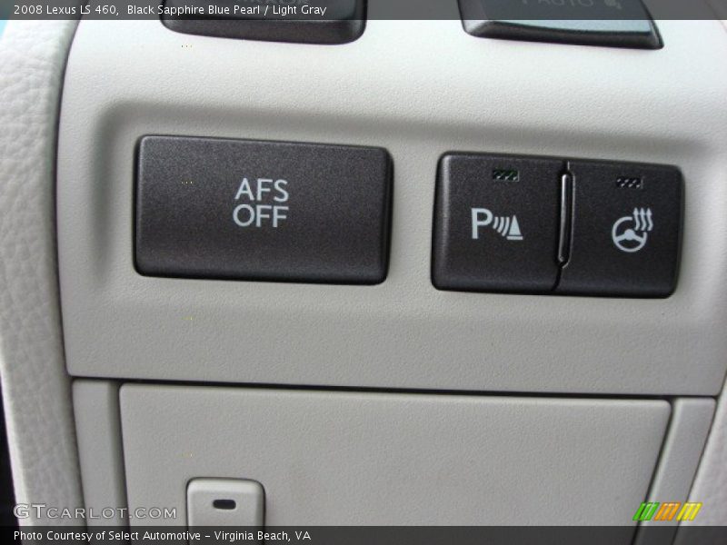 Black Sapphire Blue Pearl / Light Gray 2008 Lexus LS 460