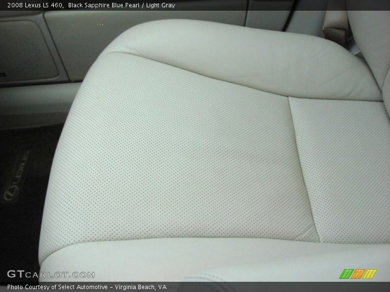 Black Sapphire Blue Pearl / Light Gray 2008 Lexus LS 460