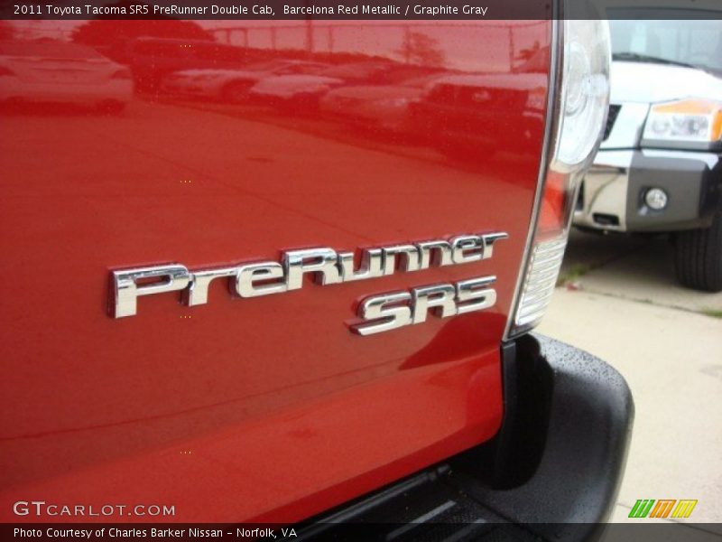Barcelona Red Metallic / Graphite Gray 2011 Toyota Tacoma SR5 PreRunner Double Cab