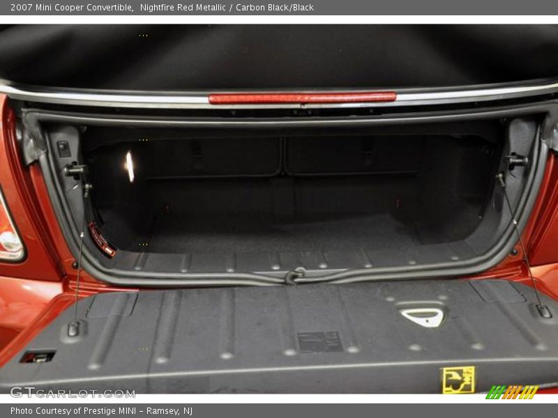 Nightfire Red Metallic / Carbon Black/Black 2007 Mini Cooper Convertible