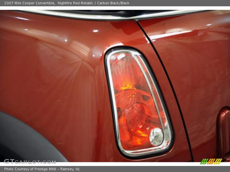 Nightfire Red Metallic / Carbon Black/Black 2007 Mini Cooper Convertible