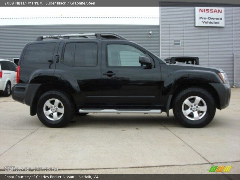 Super Black / Graphite/Steel 2009 Nissan Xterra X