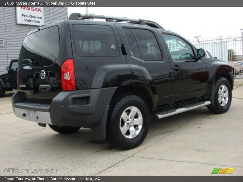 Super Black / Graphite/Steel 2009 Nissan Xterra X