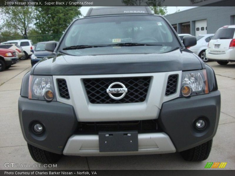 Super Black / Graphite/Steel 2009 Nissan Xterra X