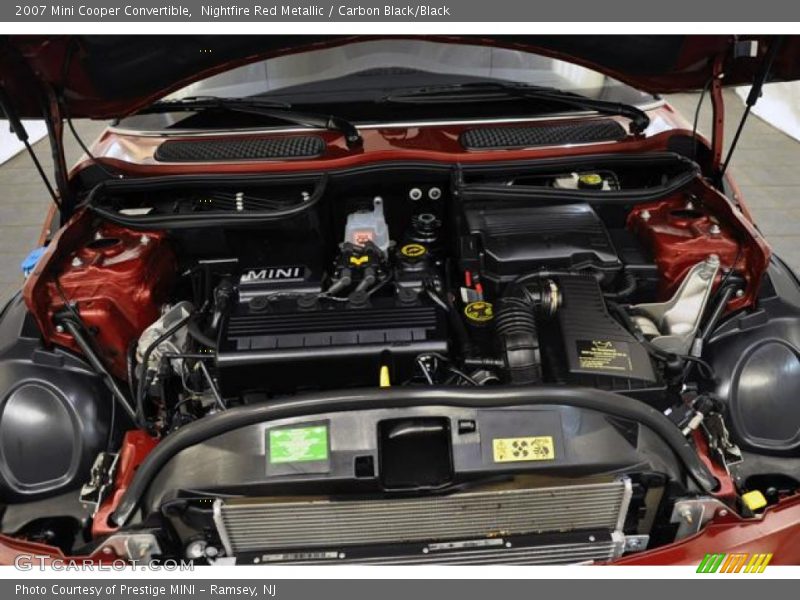 Nightfire Red Metallic / Carbon Black/Black 2007 Mini Cooper Convertible