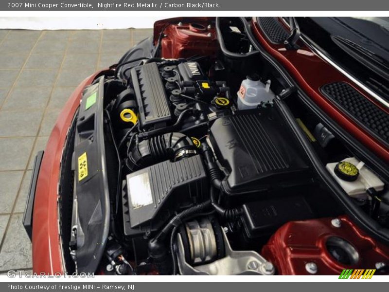 Nightfire Red Metallic / Carbon Black/Black 2007 Mini Cooper Convertible