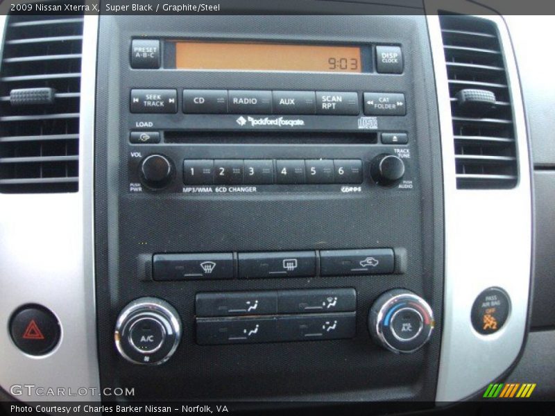 Super Black / Graphite/Steel 2009 Nissan Xterra X