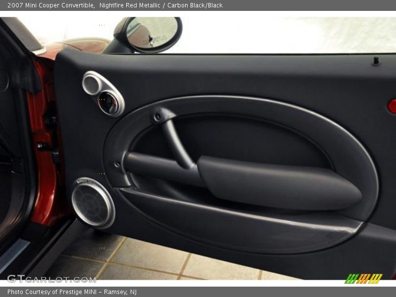 Nightfire Red Metallic / Carbon Black/Black 2007 Mini Cooper Convertible