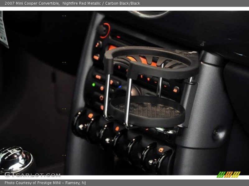 Nightfire Red Metallic / Carbon Black/Black 2007 Mini Cooper Convertible