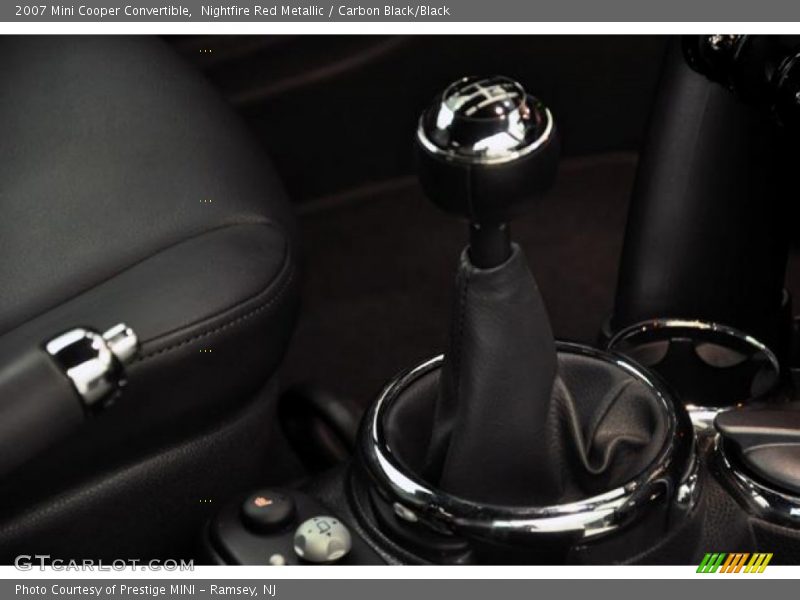 Nightfire Red Metallic / Carbon Black/Black 2007 Mini Cooper Convertible