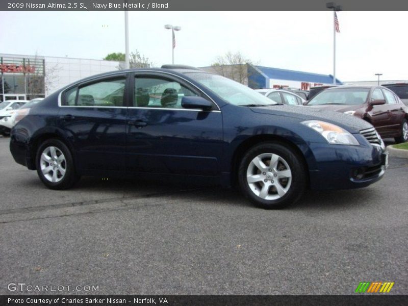Navy Blue Metallic / Blond 2009 Nissan Altima 2.5 SL