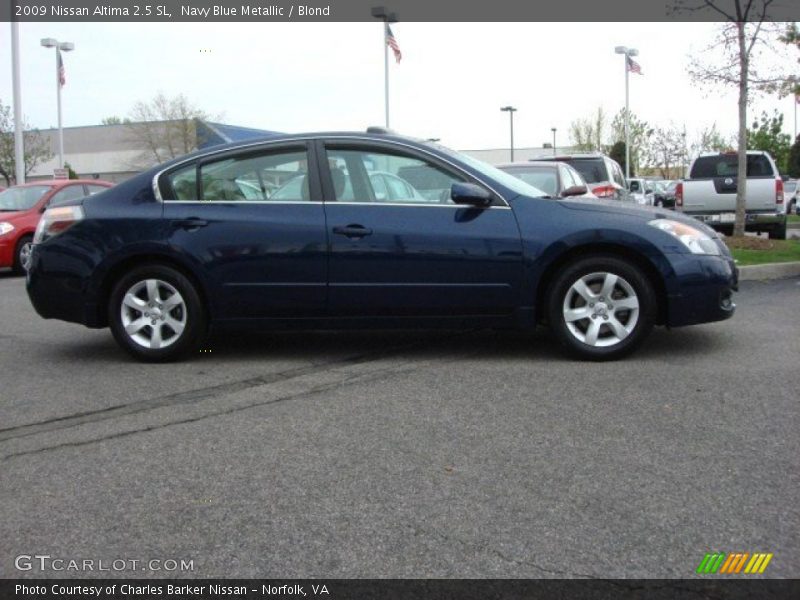 Navy Blue Metallic / Blond 2009 Nissan Altima 2.5 SL