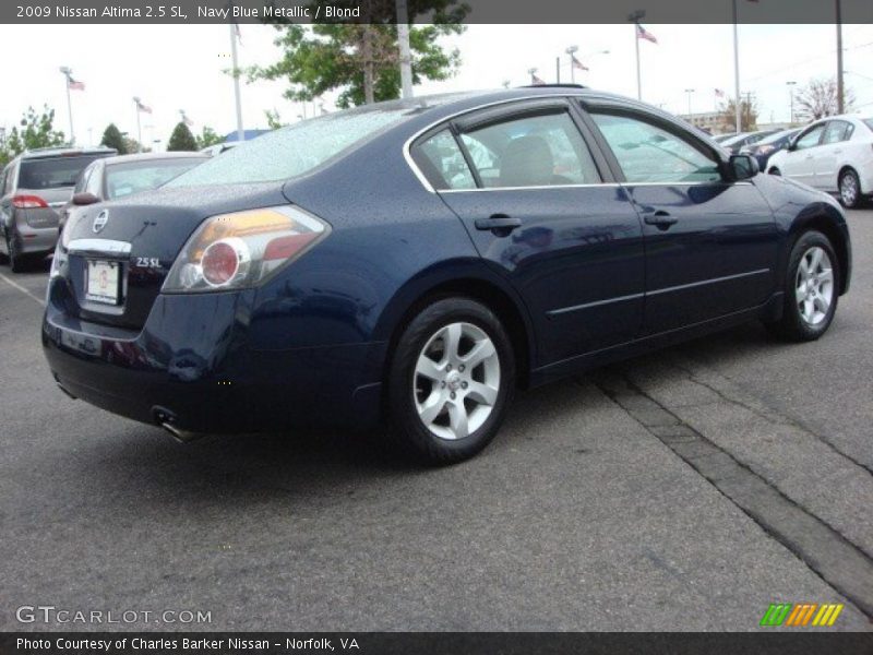 Navy Blue Metallic / Blond 2009 Nissan Altima 2.5 SL