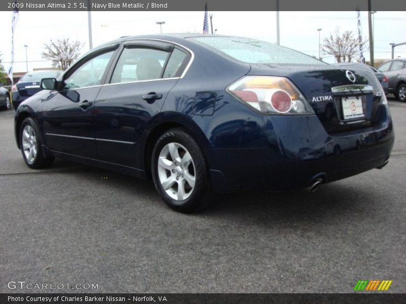 Navy Blue Metallic / Blond 2009 Nissan Altima 2.5 SL