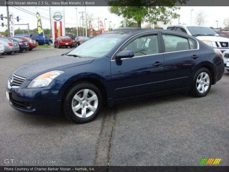 Navy Blue Metallic / Blond 2009 Nissan Altima 2.5 SL