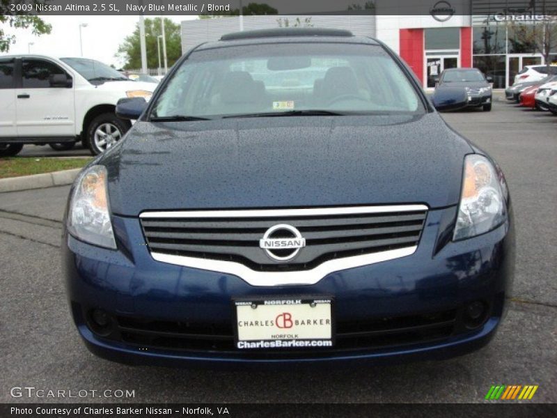 Navy Blue Metallic / Blond 2009 Nissan Altima 2.5 SL