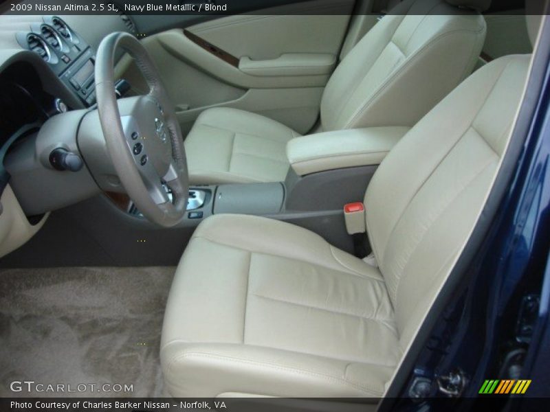 Navy Blue Metallic / Blond 2009 Nissan Altima 2.5 SL
