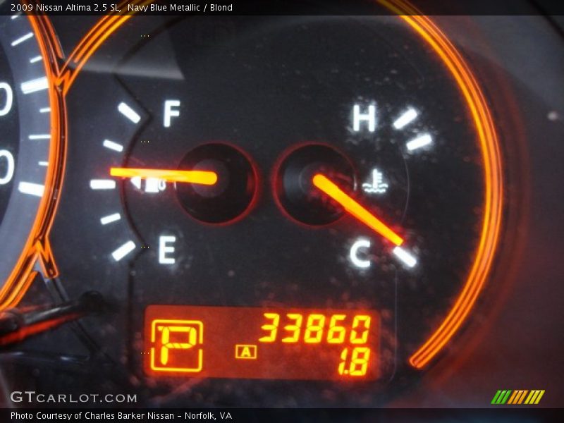 Navy Blue Metallic / Blond 2009 Nissan Altima 2.5 SL