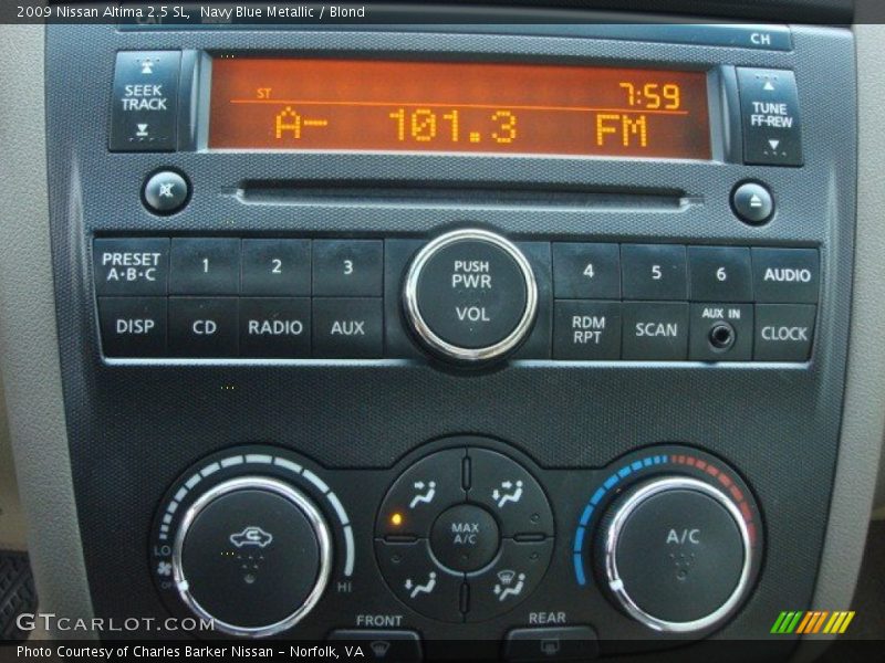 Navy Blue Metallic / Blond 2009 Nissan Altima 2.5 SL