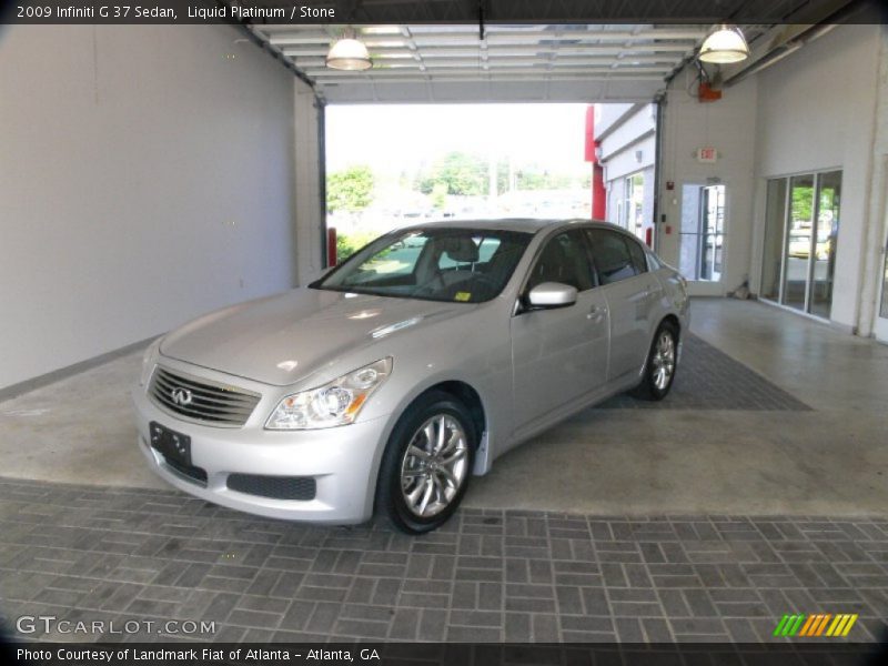 Liquid Platinum / Stone 2009 Infiniti G 37 Sedan