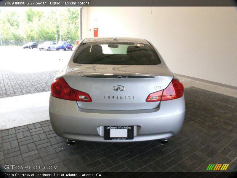 Liquid Platinum / Stone 2009 Infiniti G 37 Sedan