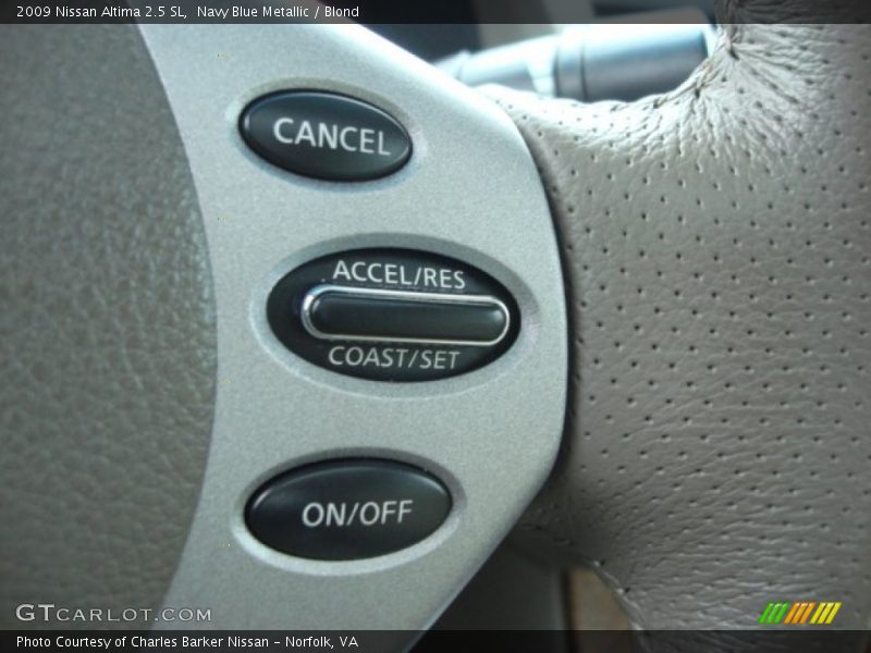 Navy Blue Metallic / Blond 2009 Nissan Altima 2.5 SL