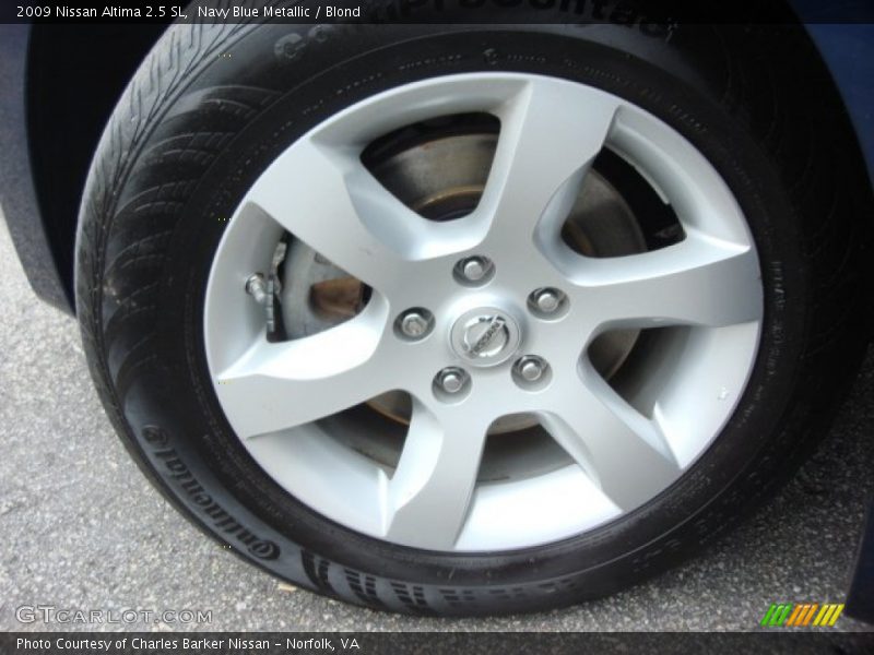 Navy Blue Metallic / Blond 2009 Nissan Altima 2.5 SL