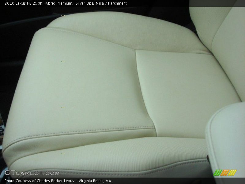 Silver Opal Mica / Parchment 2010 Lexus HS 250h Hybrid Premium