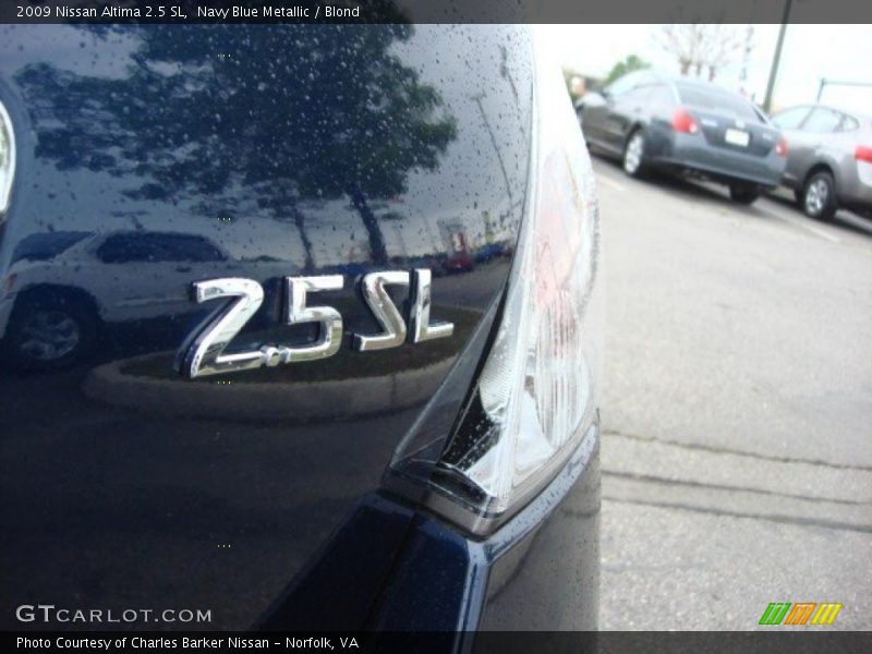 Navy Blue Metallic / Blond 2009 Nissan Altima 2.5 SL
