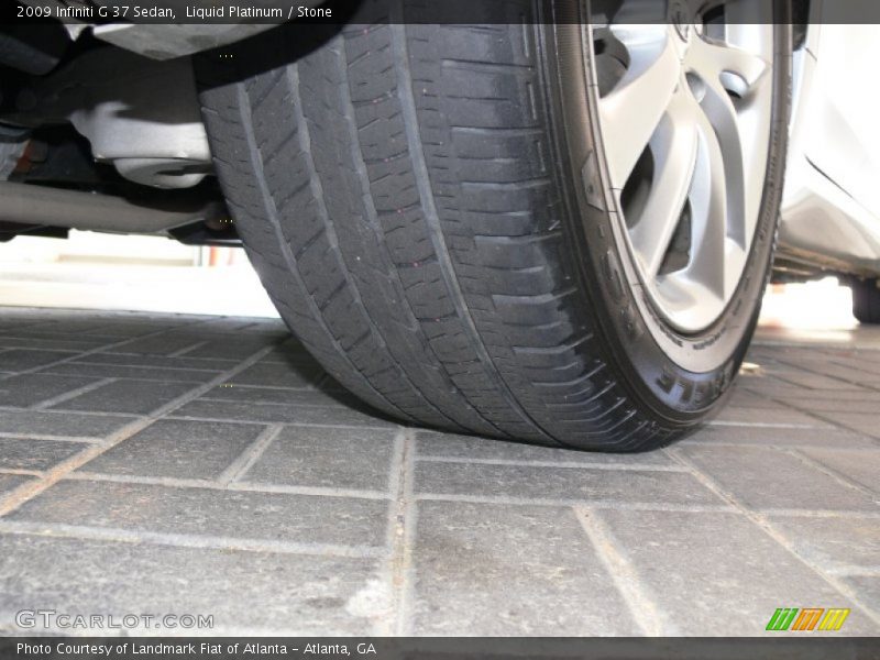 Liquid Platinum / Stone 2009 Infiniti G 37 Sedan