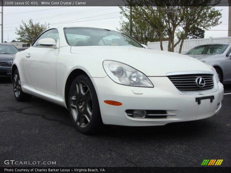 White Gold Crystal / Camel 2006 Lexus SC 430