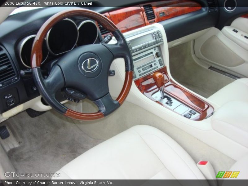 White Gold Crystal / Camel 2006 Lexus SC 430
