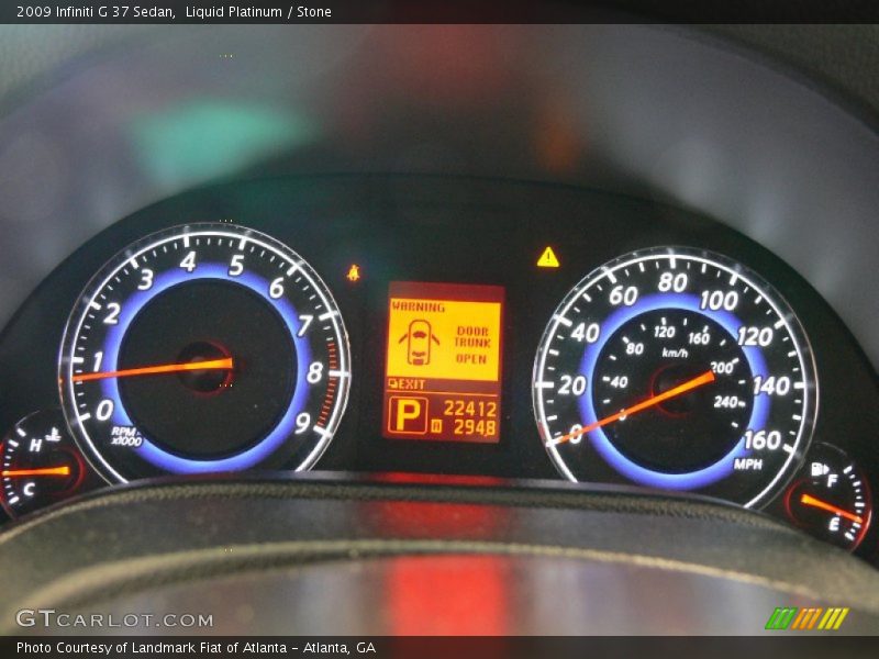 Liquid Platinum / Stone 2009 Infiniti G 37 Sedan