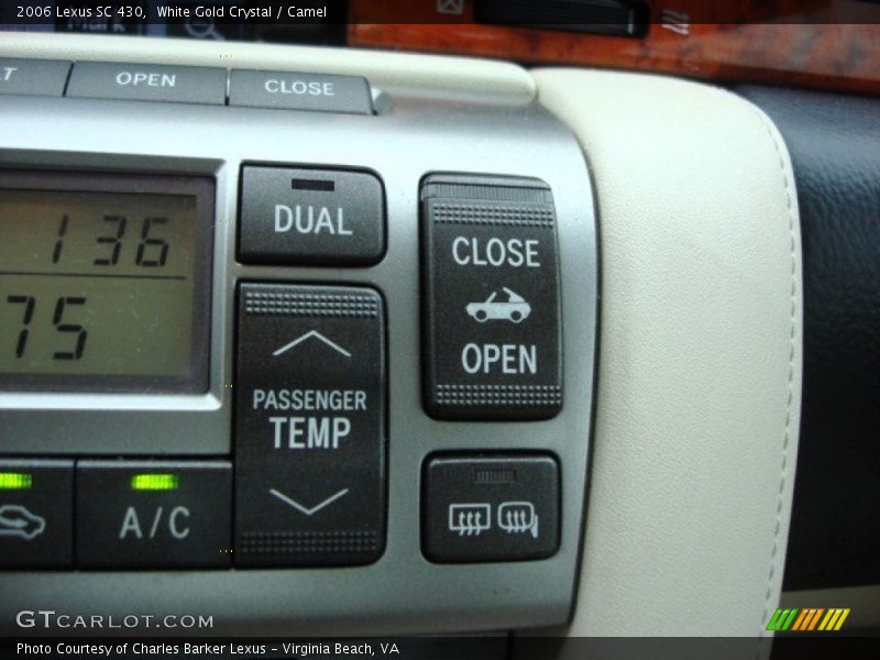 White Gold Crystal / Camel 2006 Lexus SC 430