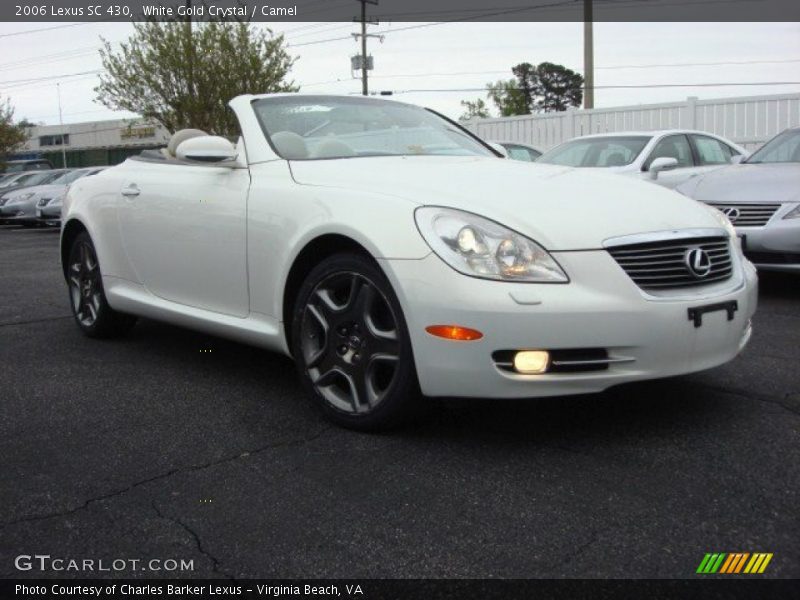 White Gold Crystal / Camel 2006 Lexus SC 430