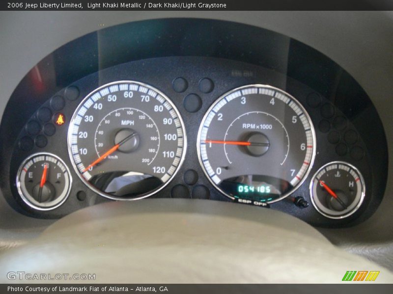 Light Khaki Metallic / Dark Khaki/Light Graystone 2006 Jeep Liberty Limited