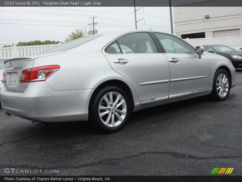 Tungsten Silver Pearl / Light Gray 2010 Lexus ES 350