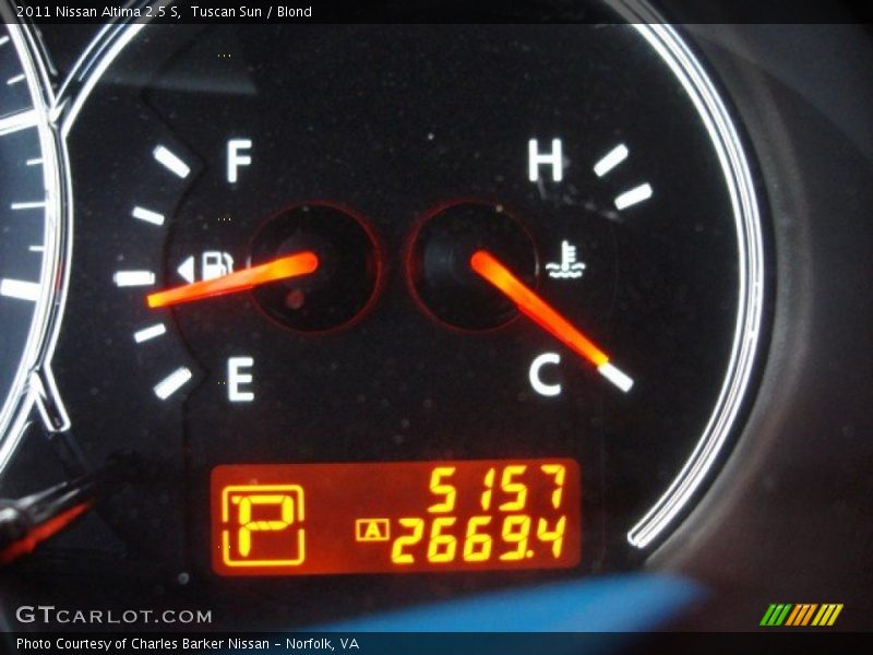 Tuscan Sun / Blond 2011 Nissan Altima 2.5 S