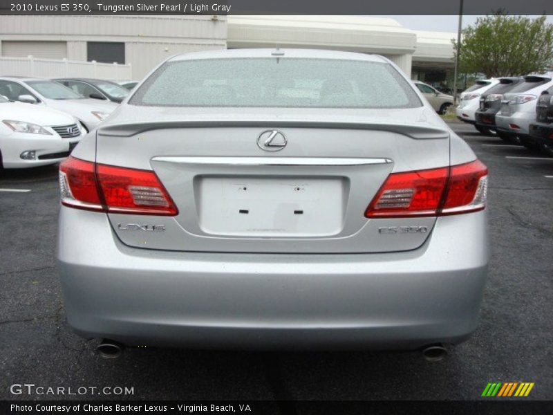 Tungsten Silver Pearl / Light Gray 2010 Lexus ES 350