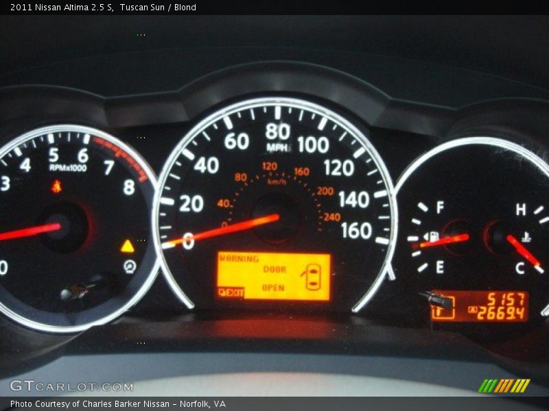 Tuscan Sun / Blond 2011 Nissan Altima 2.5 S