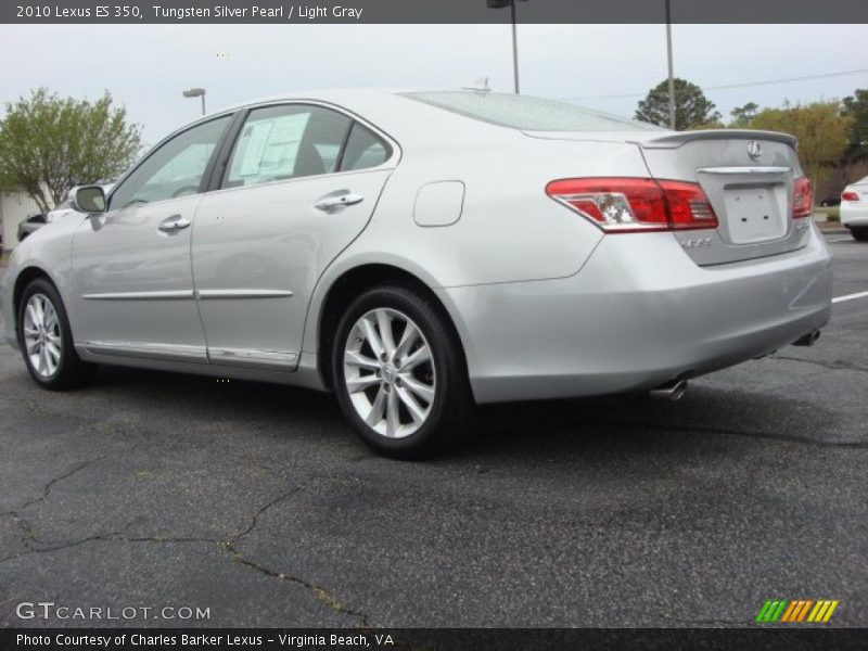 Tungsten Silver Pearl / Light Gray 2010 Lexus ES 350